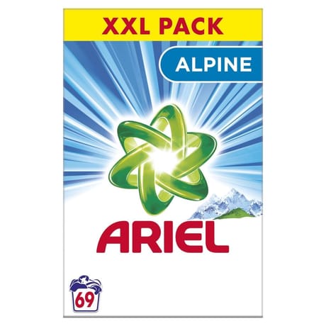 Ariel alpine poudre 4.485kg 69 lavages