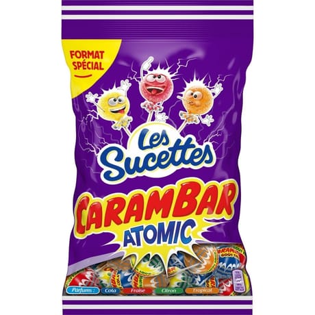 Carambar sucettes atomic format spécial 211g