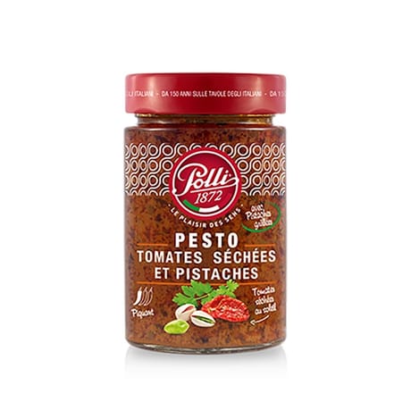 Polli Sauce pesto tomates séchées et pistaches 190g