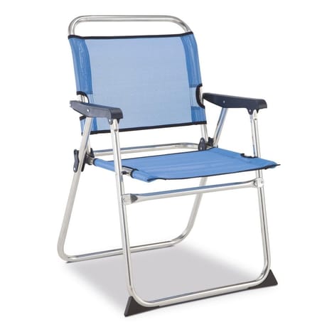 Chaise de camping pliante en textiline