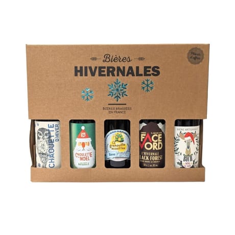 Coffret biere hivernales 5x33cl 6%