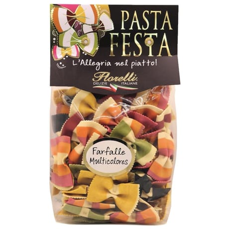 Florelli pasta festa farfalles multicolores 250g