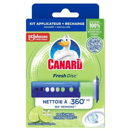 Canard fresh disc applicateur fraîcheur citron vert