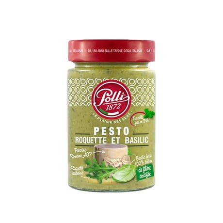Polli Sauce pesto roquette et basilic 190g