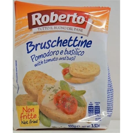 Roberto Bruschetta tomates basilic 100g