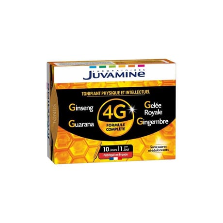 Juvamine phyto ginseng gelée royale guarana gingembre tonifiant global 150g