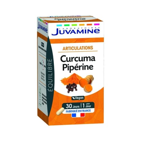 Juvamine curcuma peperine phyto 30 gélules