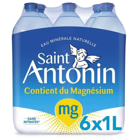 St Antonin eau minérale naturelle 6 x1l