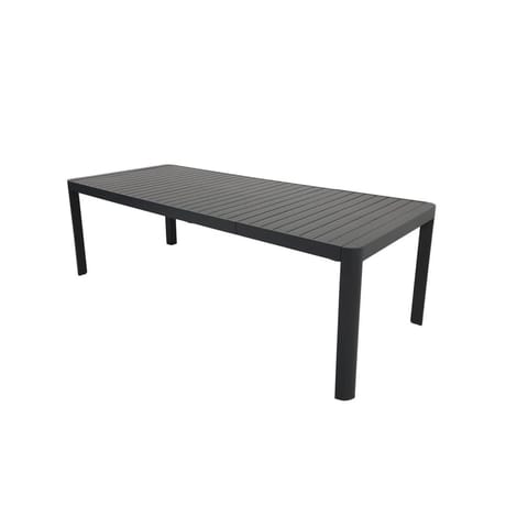 Table ext. 2 allonges alu 180/240/300 x 100 x h75cm