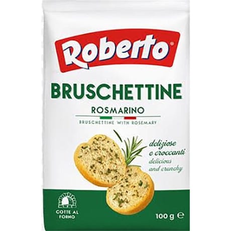 Roberto Bruschettine au romarin 100g