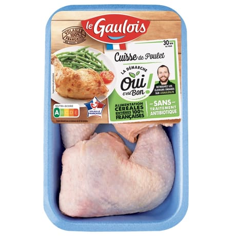 Le gaulois cuisses de poulet blanc x2