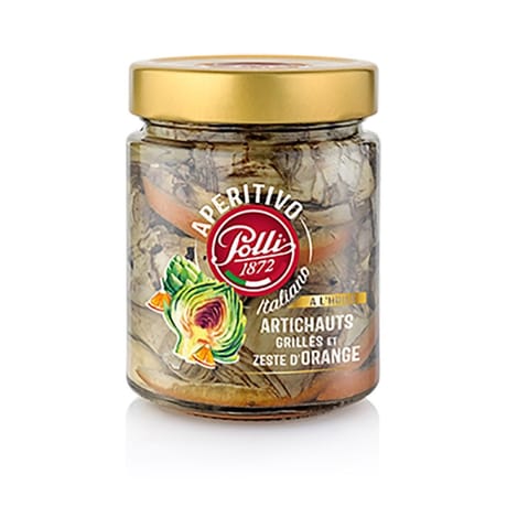 Polli A Partager - Artichauts grillés aux zestes d'orange  285g