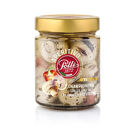 Polli A Partager - Champignons grillés avec sa julienne de poivrons 285g
