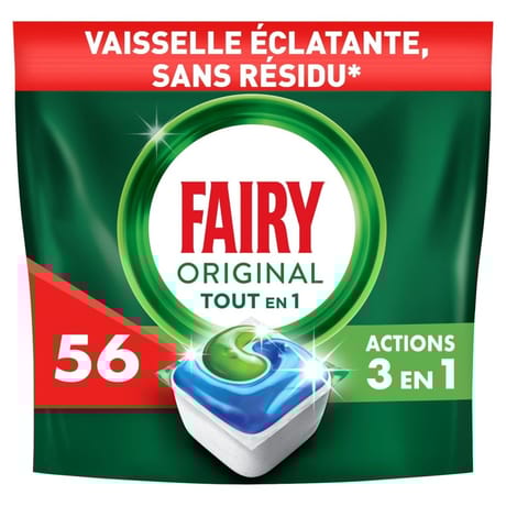 Fairy tout en 1 vaisselle original x 56 capsules 0.581 kg