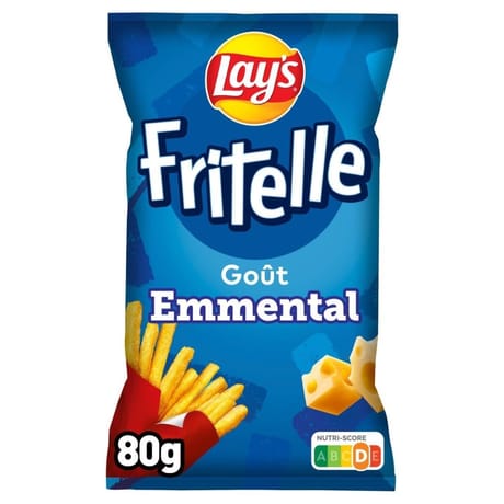 Lay's biscuits apéritifs fritelle saveur emmental 80g