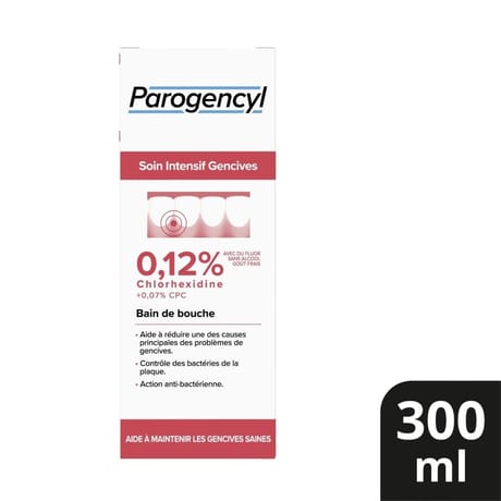 Parogencyl bain de bouche soin intensif gencives 300ml