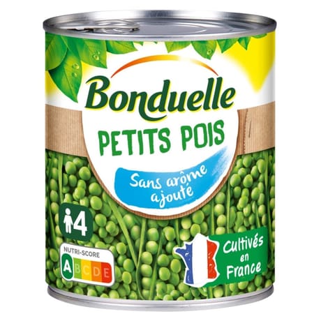 Bonduelle petits pois extra fins 560g