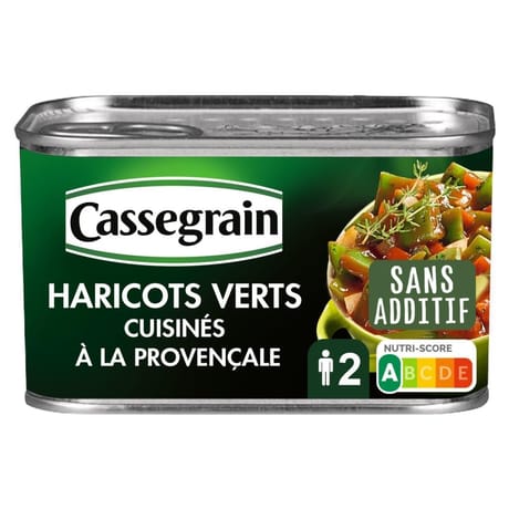 Cassegrain haricots verts plats à la provencale 375g