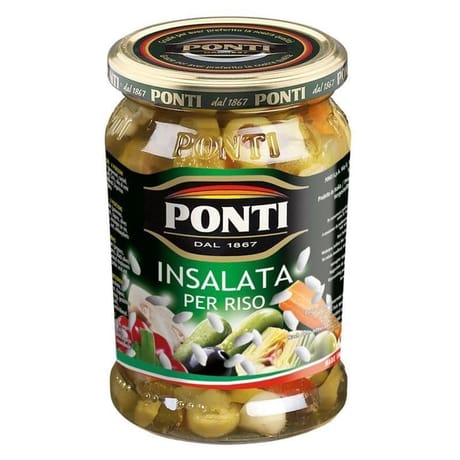 Ponti mélange de légumes pour salade de riz à l'huile 280g