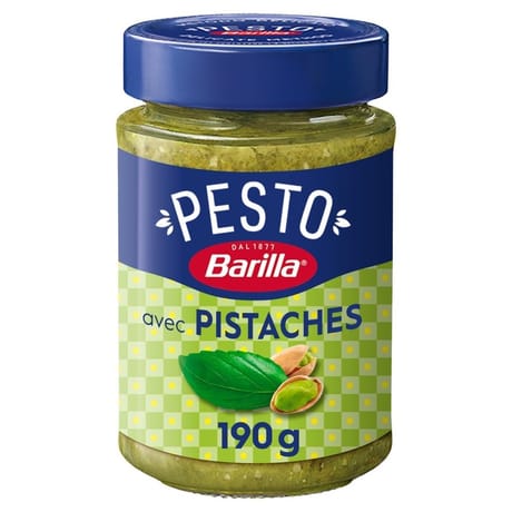 Barilla sauce pesto pistache et basilic 190g