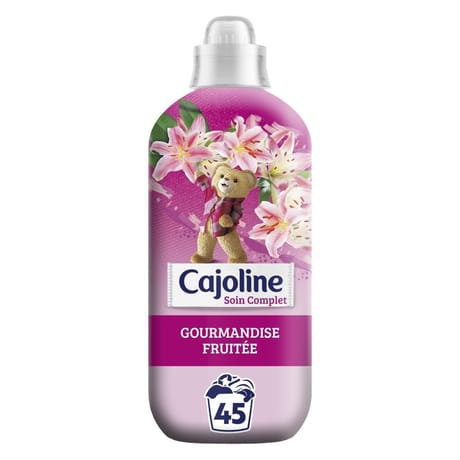 Cajoline adoucissant soin complet gourmandise fruitée 45 lavages 1.125l