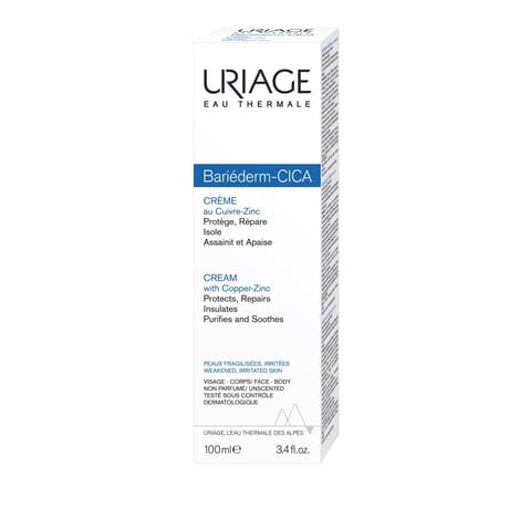Uriage bariederm cica crème réparatrice 100ml