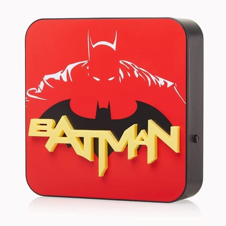 Lampe de bureau  applique murale 3d batman dc comics