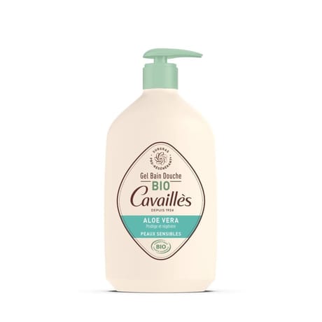 Rogé Cavaillès gel bain douche aloe vera bio peaux sensibles 1 litre