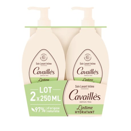 Roge Cavailles soin naturel toilette intime secheresse 2x250ml