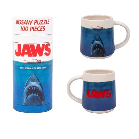 Coffret mug et puzzle les dents de la mer