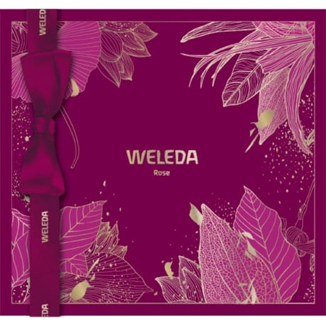 Weleda coffret rose noel 2024 x1 crème de jour 40 ml contour des yeux 12ml