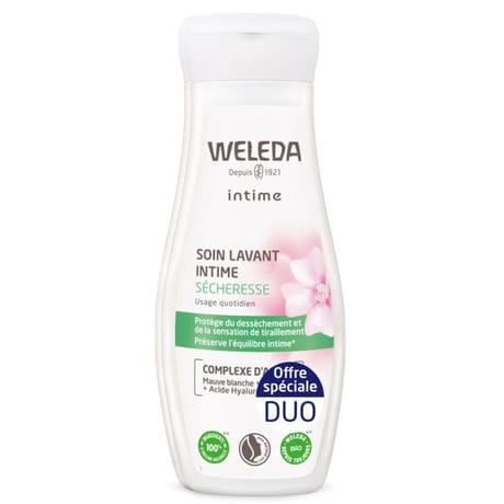 Weleda duo soin lavant intime sécheresse 2x200 ml