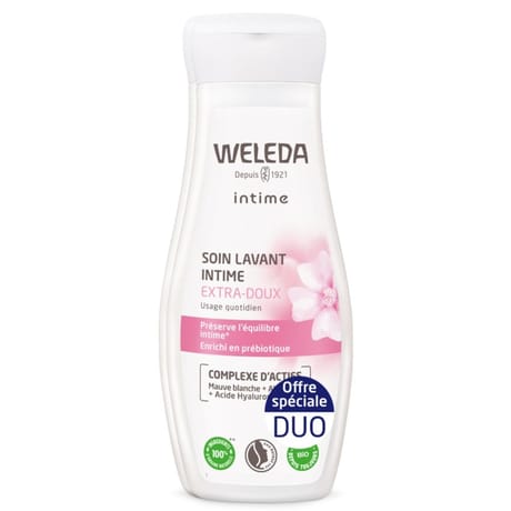 Weleda duo soin lavant intime extra-doux 2x200 ml