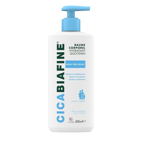 Cicabiafine baume hydratant corporel quotidien 400ml