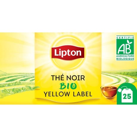 Lipton yellow label bio x25s- 50g