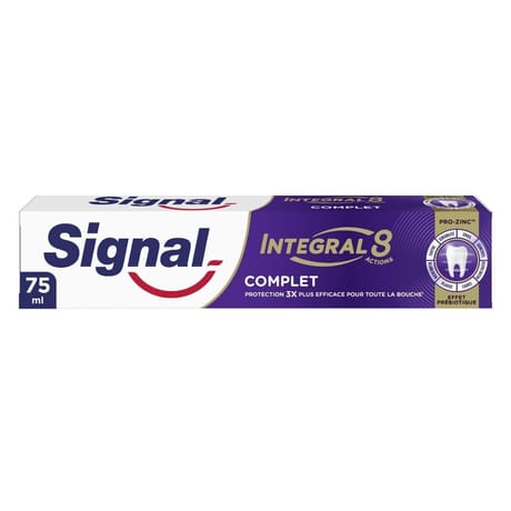 Signal integral 8 dentifrice complet prebiotique 75ml