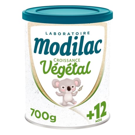 Modilac lait en poudre croissance végétal dès 12 mois 700g