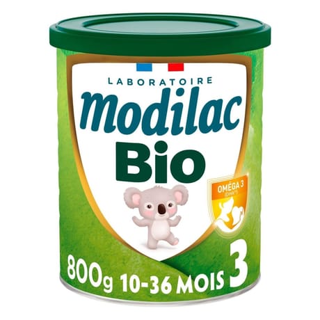 Modilac lait en poudre bio 3 - 800g