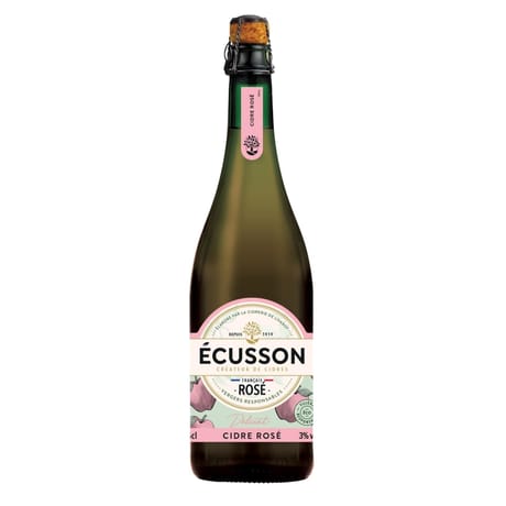 Ecusson rosé naturel 75cl 3%vol