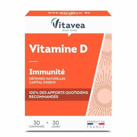 Vitavea vitamine D immunité défenses naturelles 30 comprimés