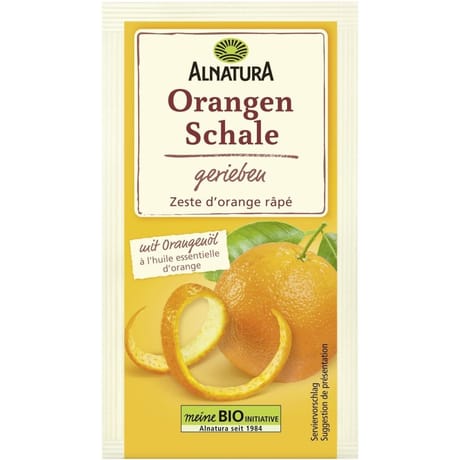 Alnatura zeste d'orange râpé bio 5g