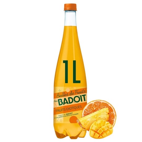 Badoit bulles de fruits exotiques 1l