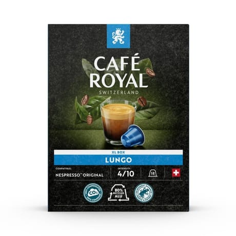 Café Royal capsules aluminium lungo type nespresso x18 95g