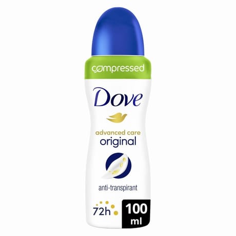 Dove déo aerosol original compressé spray 100ml