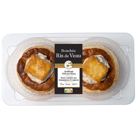 Bouchée aux ris de veau (2x130g)