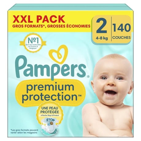 Pampers premium protection new baby couches giga x140