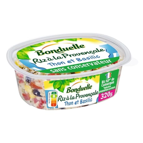 Bonduelle riz à la provençale au thon et au basilic 320g