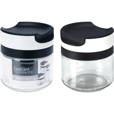 Bocal en verre avec couvercle 300 ml