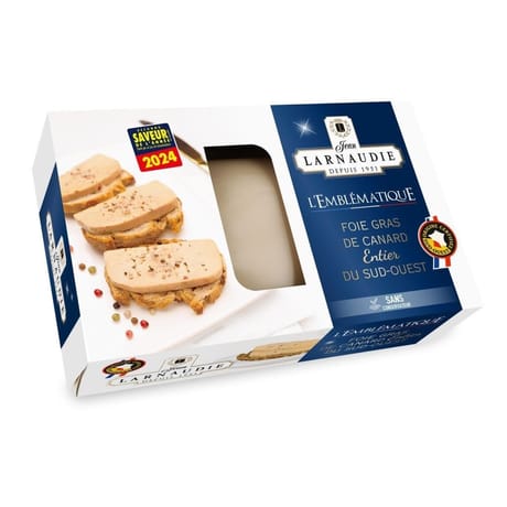 Foie gras de canard entier du sud ouest "l'emblématique" coque 170g