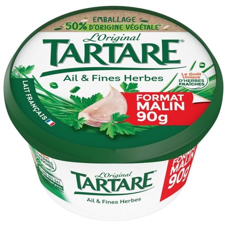 Tartare ail et fines herbes maxi format pot 90g